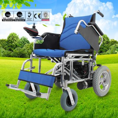 China Professional Home Care Electric Folding Wheelchair For Elderly People 52kg for sale