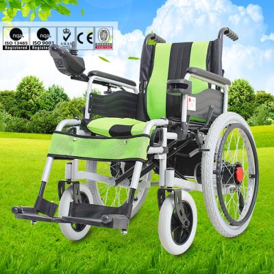 China Disabled Electric Wheelchair , Compact Motorized Wheelchair For Old Person for sale