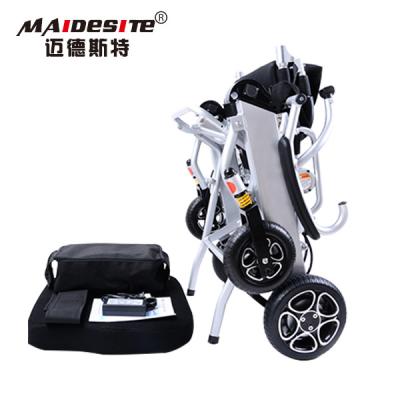 China Innovative Design Electric Folding Wheelchair OEM / ODM Available for sale