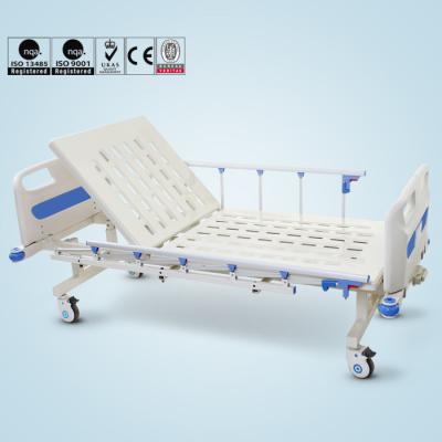 China Single Crank Hospital Convertible Chair Bed With Aluminum Side Rails for sale