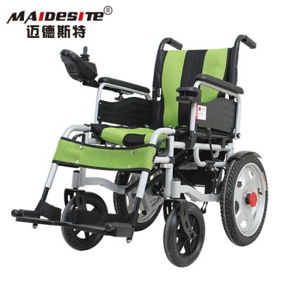 China Customized Motorized Electric Wheelchair , Lightweight Motorized Folding Wheelchair for sale