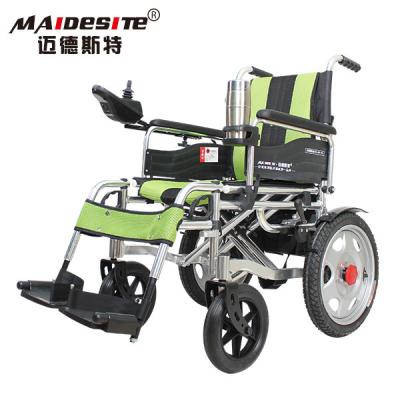 China Aluminum Alloy Handicapped Electric Wheelchair For Disabled People Outdoor Use for sale