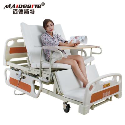 China Healthcare Back Lift And Leg Rest , Turn Over Electric Home Beds With Toilet for sale