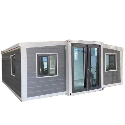 China Farmhouse Double wing container houses  20FT/40FT Expandable Container House foldable container house for sale