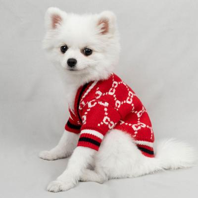 China Sustainable Manufacturer Wholesale Multi-colors Warm Soft Winter Sweater Dog Clothes for sale