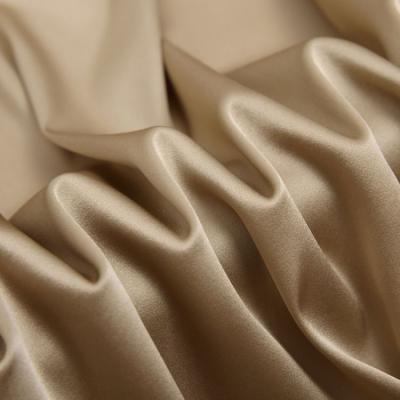 China Custom made breathable spandex woven silk elastic 19momme fabric in durable service mulberry silk for eye mask for sale