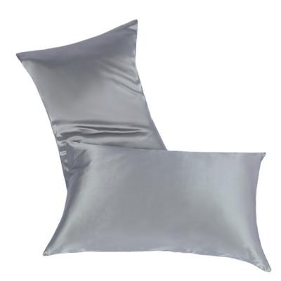 China Super soft luxury silky soft and breathable satin silk pillowcase with hidden zipper for good sleep for sale