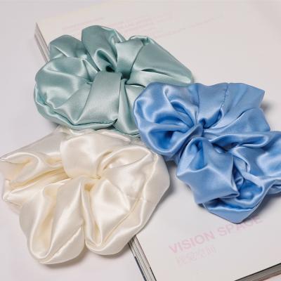 China 22 Fashionable Multicolor 100% Pure Silk Hair Extensions Big Momme Elastic Silk Headbands for sale