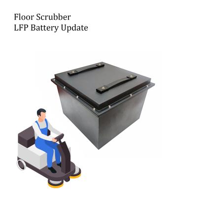 Cina 24V 36V 12V batterie per lavastoviglie e spazzini 25.6V 100Ah batteria LFP al litio in vendita