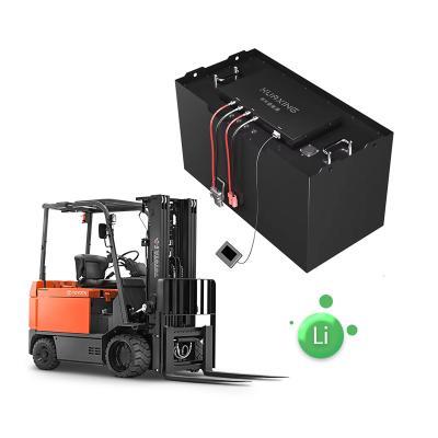 China Electric Forklift Truck Battery 24V 48V 450Ah LFP Battery Fleet Forklifts Universal Standard for sale