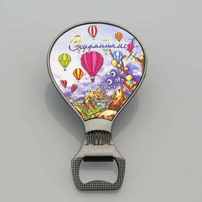 China Eco Friendly Hot Sale Metal Turkey Attractions Fridge Magnet With Beer Bottle Opener for sale