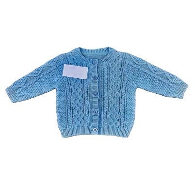 China OEM anti-pilling solid cable sweater toddler cardigan anti-pilling for baby boy for sale