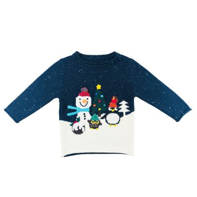 China Christmas Jumper Ugly Jacquard Kids Christmas Sweater Kids Sweater Pullover for sale