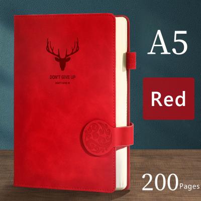 China A5 Notebook Diary Notebook Business Office Eco-friendly Paper Leather Daily Notepad For 1-2 Years Writing As A Gift for sale