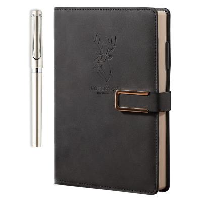 China Eco-friendly PU Paper Custom Business Set Executive Pen Luxury Gift Set Leather Cover Diary Notebook and Notebook for sale