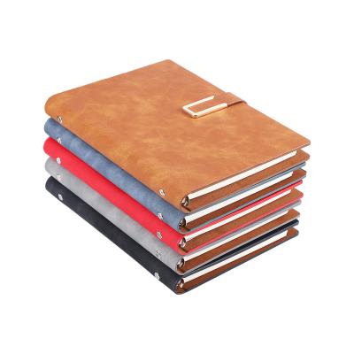 China Amazon Loose Leaf Customized Organizer A5 Soft PU Leather Agenda Binder Loose Leaf Refillable 6 Ring Binder Notebook for sale