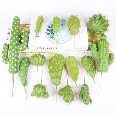 China CA001 Waterproof Artificial Cactus Succulent Plant For Home Herb Garden Decoration for sale