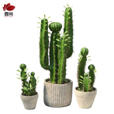 China Minimalist Cactus Plants Factory Direct Bonsai Cacti Artificial Plants CAB0065 for sale