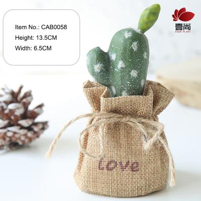 China CAB0058 Minimalist Plant Direct Bonsai Resent Artificial Cactus Plants for sale