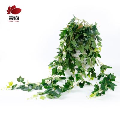 China LE0022 Handmade Artificial Eucalyptus Vines Garland Faux Silk Eucalyptus Leaves Garland Greenery Wedding Backdrop Arch Wall Deco for sale