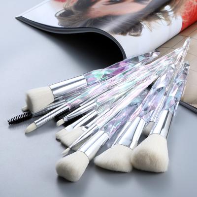 China FLD 15pcs Crystal Makeup Brushes Set Private Label for sale