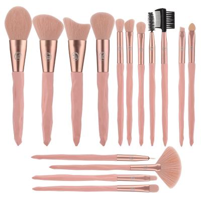 China FLD 15pcs Makeup brush wholesale Customize Quality makeup brushes Private label Custom logo for sale