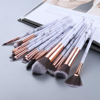 China Free Sample 1pc Marble Makeup Brushes Pinceau Maquillage Cosmetic Make Up Makyaj Brush Private Label Wholesale Makeup Supplier for sale