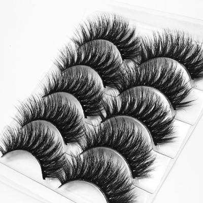 China FLD Wholesale Private Label 5Pairs/set 5D Mink Hair Makeup Beauty Extension Tools False Eyelashes Te koop