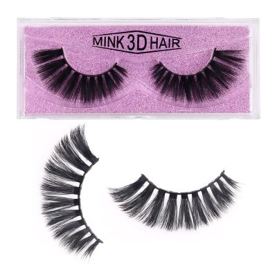 China FLD Wholesale Custom 3D Mink Fur Hair False Eyelashes with Box Te koop