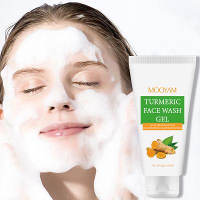 China Acne Treatment Beauty Detergent Turmeric Facial Wash Turmeric Gentle Facial Wash with Antioxidant Properties, Soothing and Calming, Paraben Free, Oil Free for sale