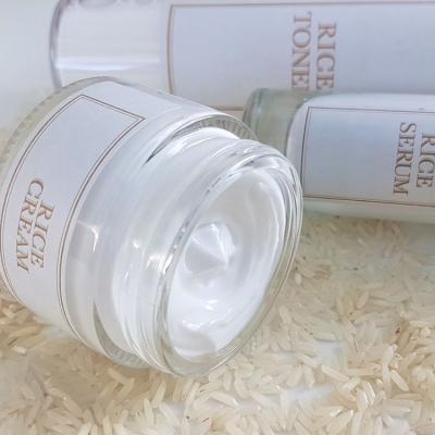 China Skin Revitalizer Skin Revitalizer Rice Whitening Cream Face Moisturizing Fine Lines Anti Acne Treatment Skin Care Rice Wrinkle Anti Aging Face Cream for sale