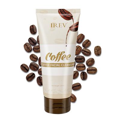 China Acne Treatment 100ml Coffee Face Wash Deep Clean Reduce Puffiness Skin Care Daily Coffee Facial Cleanser for sale