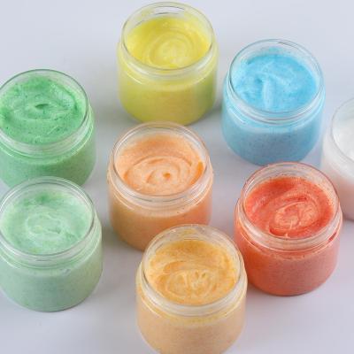 China New Arrival Skin Care SPA Exfoliator Whitening Moisturizing Fruit Face Scrub Private Label Exfoliating Turmeric Facial Scrub for sale