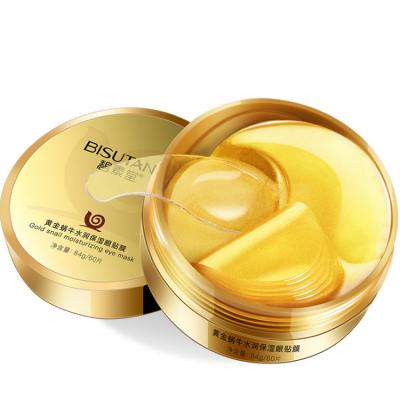 China Dark Circles Dark Circles Top Selling Remove Dark Circles Eye Correction Anti Wrinkle Crystal Gold Eye Mask for sale