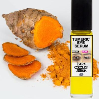 China Anti-Puffiness Private Label Anti-Puffiness Anti-Puffiness Dark Circles Serum Under Eyes Brightening Serum Turmeric Eye Serum For Visible Results In 7 Days for sale