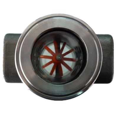 China Red Wheel Sight Glass Flow Gauge Supplier 1/8