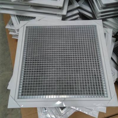 China Traditional Aluminum Crate Aluminum Duct Egg Crate Hinged Style Aluminum Sheet for sale