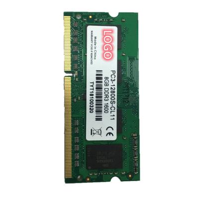 중국 노트북 RAM DDR3 지원 OEM 2gb 4gb 8gb 1066MHZ 1333MHZ 1600MHZ 메모리 판매용