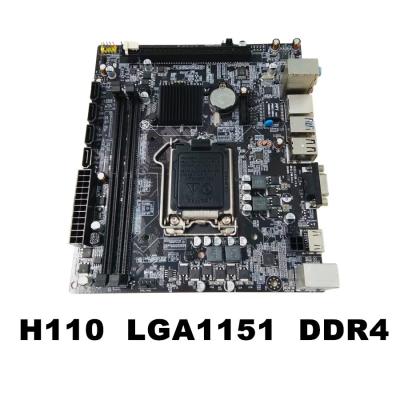 중국 ATX H110 ITX 메인보드 소켓 LGA1151 2x1.35V 듀얼 채널 DDR4 32G 게임 메인보드 판매용