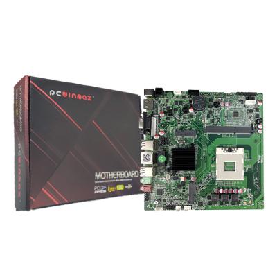 China PCWINMAX HM65 Motherboard LGA988 DDR3 Mini ITX Desktop-Hauptplatte für Prozessoren der Serie i3 i5 i7 zu verkaufen