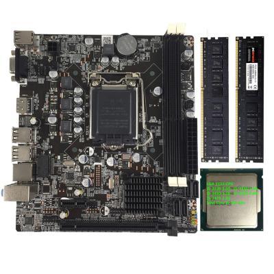 China PCWINMAX LGA 1155 Combo H61 Motherboard + i5 3470 Quad Core CPU + 16GB DDR3 RAM + Fan Kit for sale