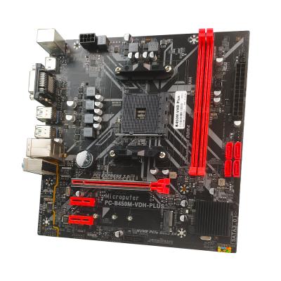 Китай PCWINMAX B450M Plus Socket AM4 Motherboard Micro ATX DDR4 M.2 HD VGA Output B450 Чипсетная материнская плата продается