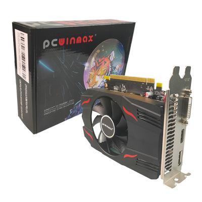 China PCWINMAX Radeon RX 560 4GB GDDR5 GPU 128-Bit 7.0Gbps Single Fan DP HDMI DVI Output Graphics Card for sale