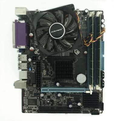 China PCWINMAX G31 Set Motherboard LGA775 with Fan Procrssor E5 CPU DDR2 2GB RAM x 2 Desktop Motherboard Combo for sale