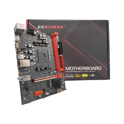 China PCWINMAX B450 AM4 Dual Channel DDR4 Micro ATX HD DP VGA Output PCIe 3.0 SATA 6Gb/s Motherboard for sale