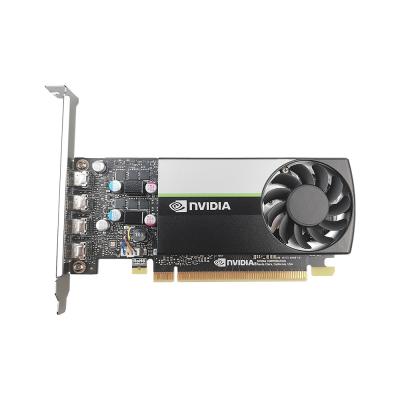 China T1000 8GB DDR6 128Bit Cartão Gráfico Profissional Até 160GB/s Memória Largura de banda Mini DP Portos GPU de baixo perfil à venda