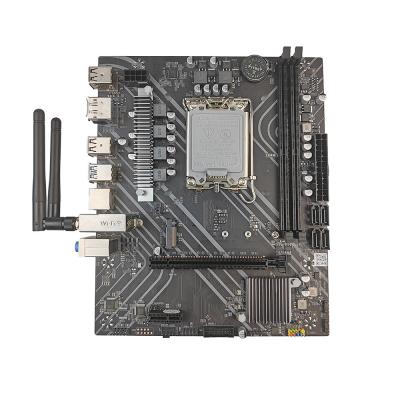 China PCWINMAX H610 Wifi DDR4 LGA 1700 Socket mATX Motherboard für die 12. 13. 14. Generation Intel Core i3 i5 i7 zu verkaufen