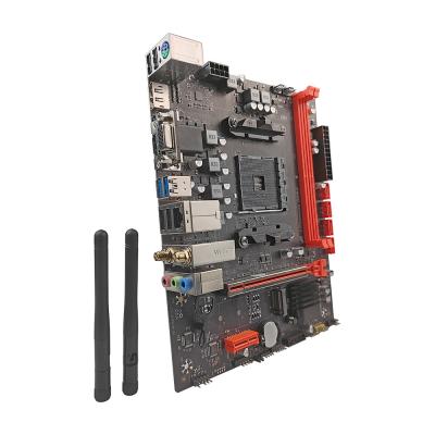 China PCWINMAX B450 Wifi Socket AM4 DDR4 SATA 6GB/S VGA HD DP Output mATX Motherboard for R5 3rd 2nd 1st Gen Prcocessors for sale