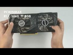 PCWINMAX RTX Graphic Card RTX 3060ti 8GB Dual Fans 12Pin 220W HDM1/DP For Desktop