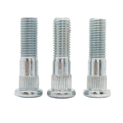 China Factory 40cr Steel Stud Bolt Wheel Knurling Bolt Galvanized Heat Treated High Carbon Steel Wheel Bolt for sale